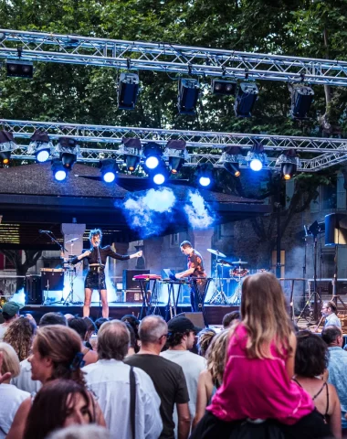 Het muziekfestival in Aubenas