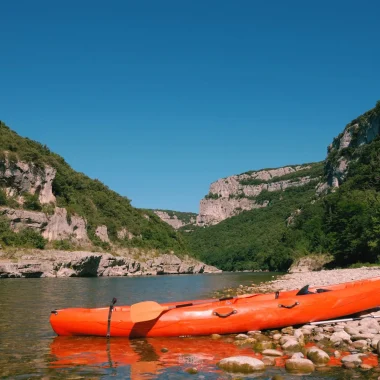 Descente de l'Ardèche en canoé