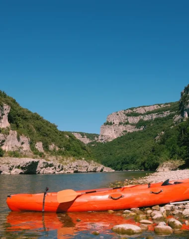 Descente de l'Ardèche en canoé