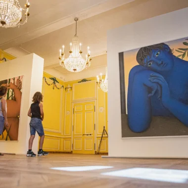 Exposition au château d'Aubenas