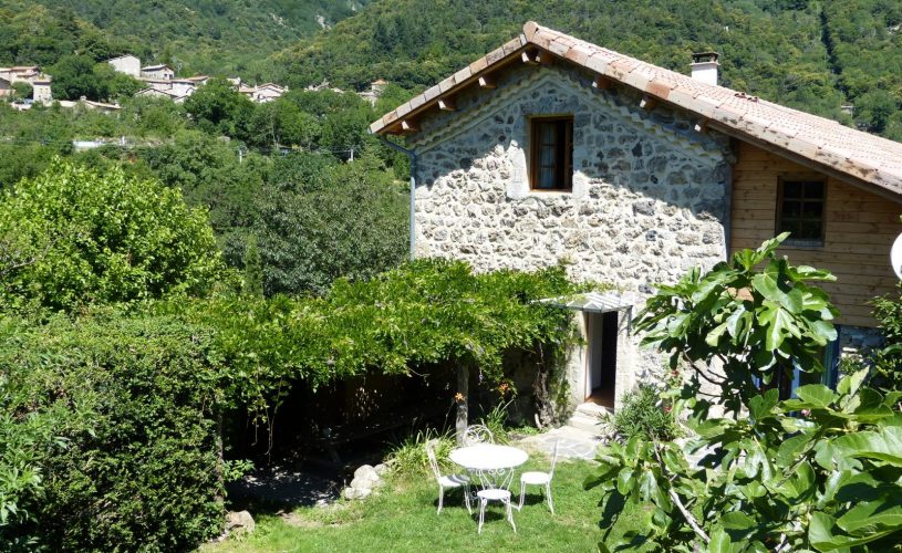 Terrasse sud du gite