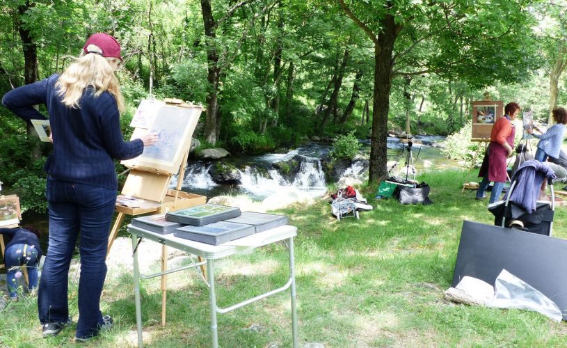 stage « Aquarelle » au Moulin